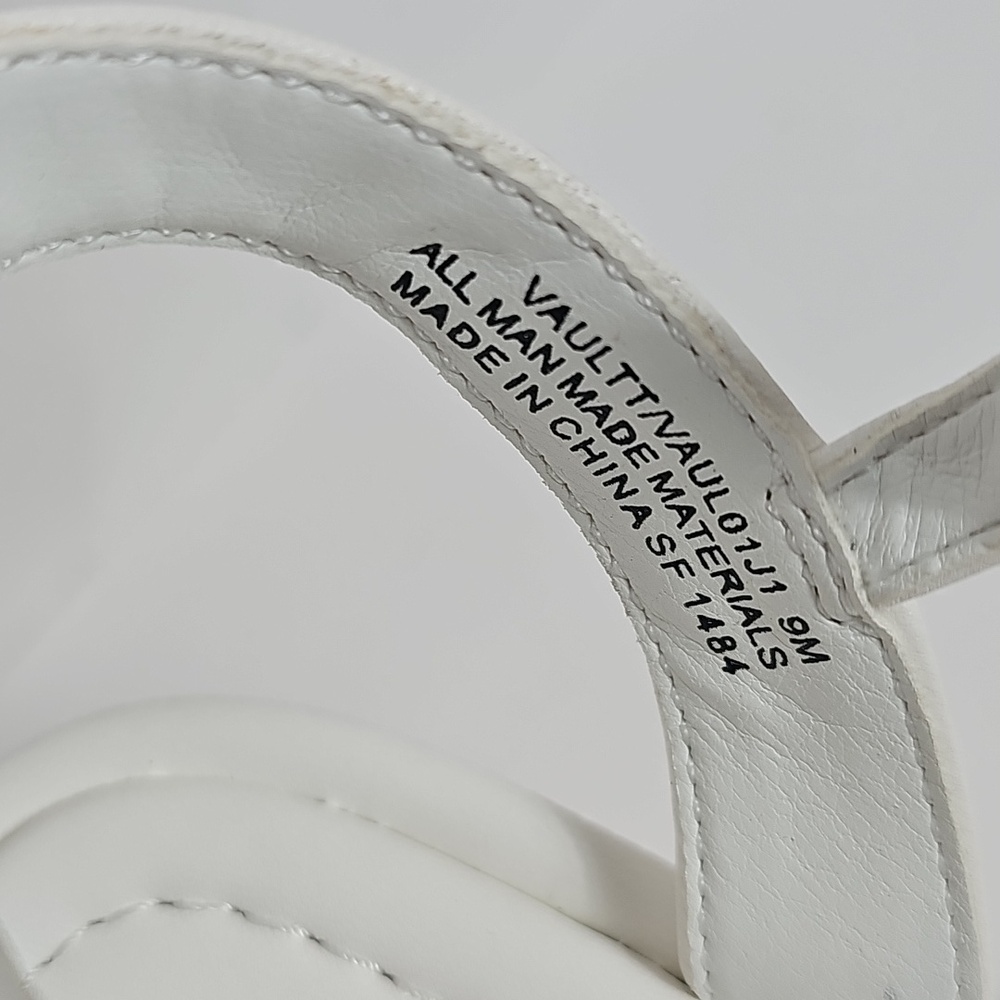 NIB Steve Madden Vaultt Platform Wedge Sandals Strappy Caged Chunky Heel White 9 - Picture 12 of 16